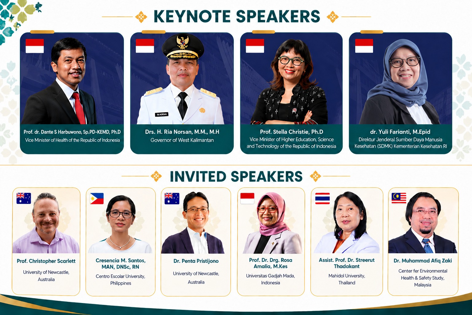 Keynote Speakers 5th PIHC